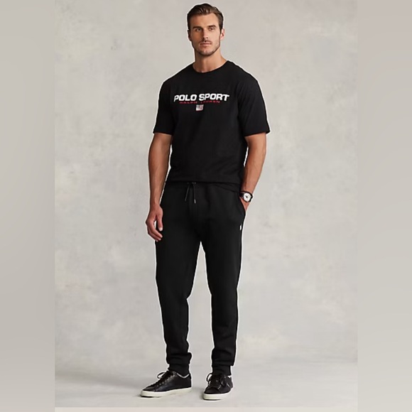 NWT Polo Ralph Lauren Men Double-Knit black Jogger size 2XL Big - Picture 2 of 10